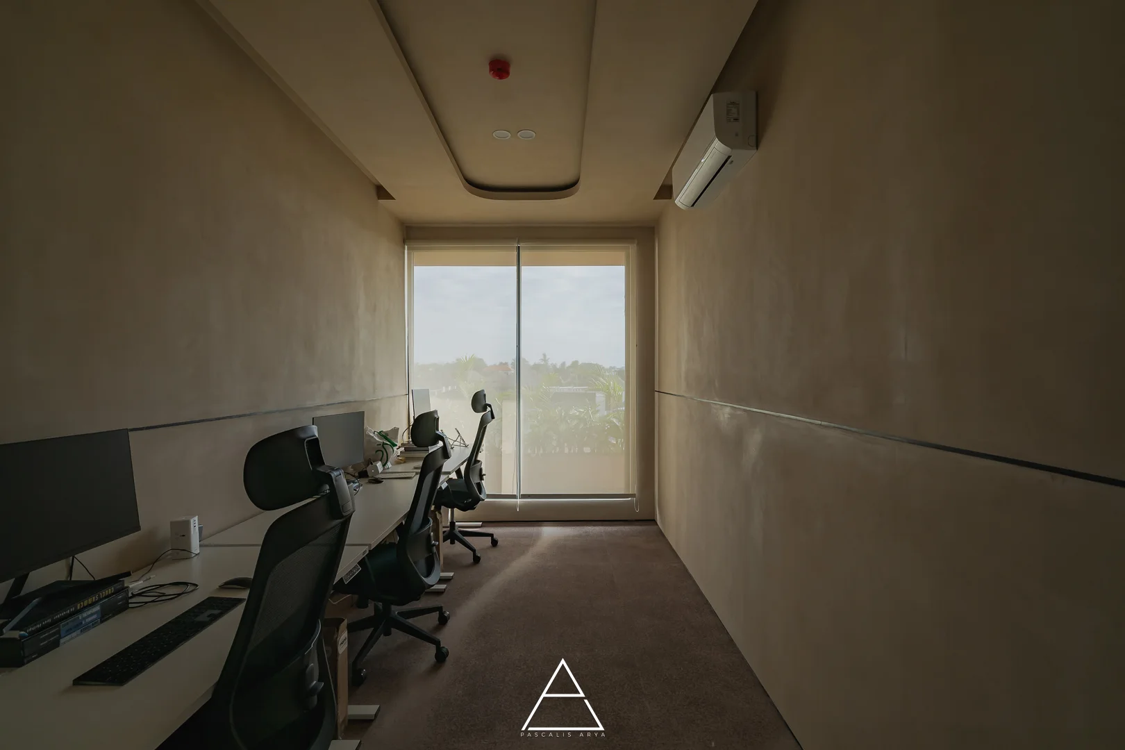 the office for three